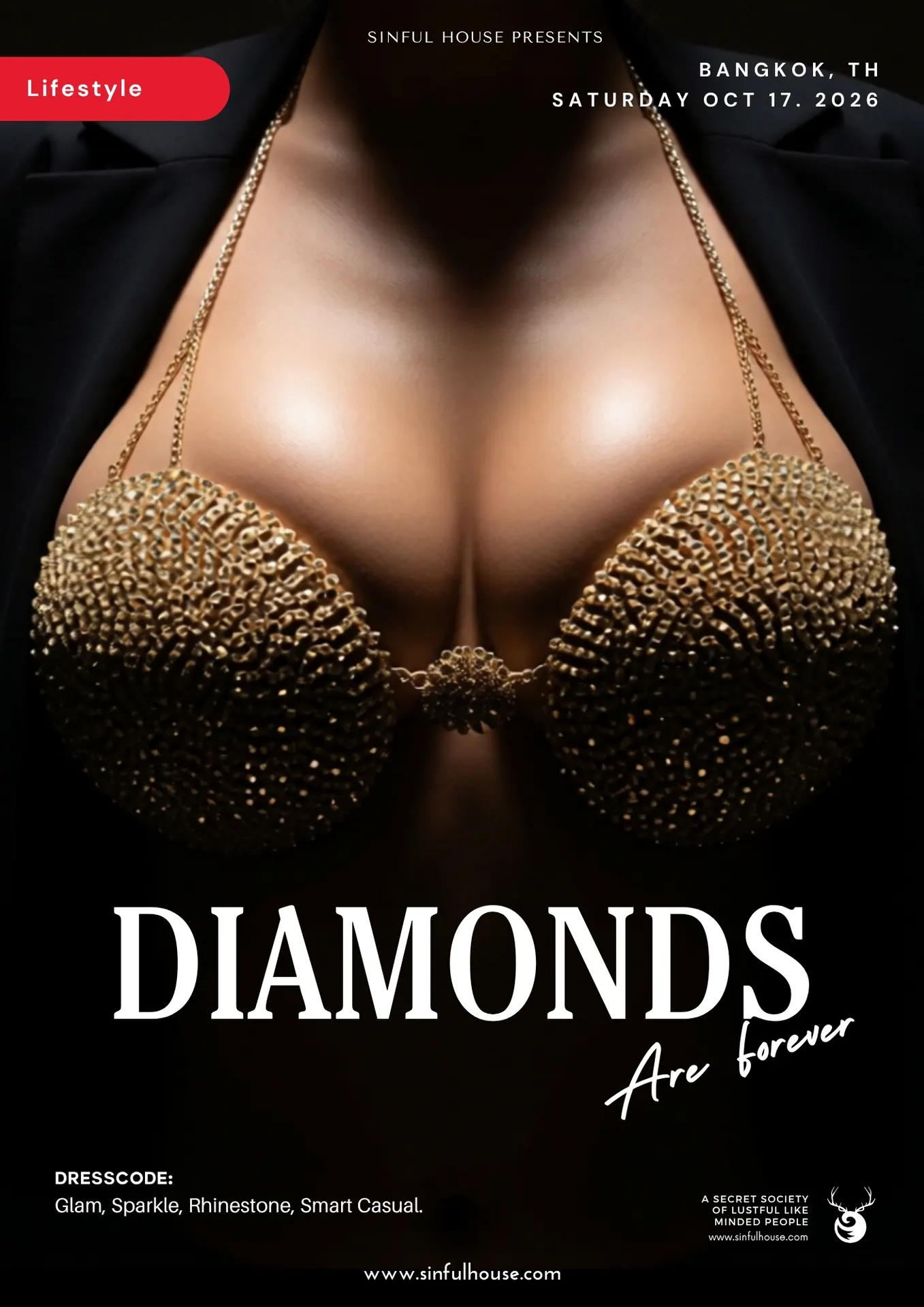 Diamonds Are Forever event poster